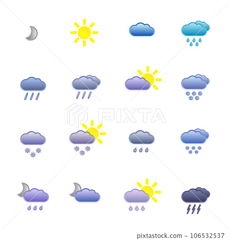 weather icons weather icons 106532537