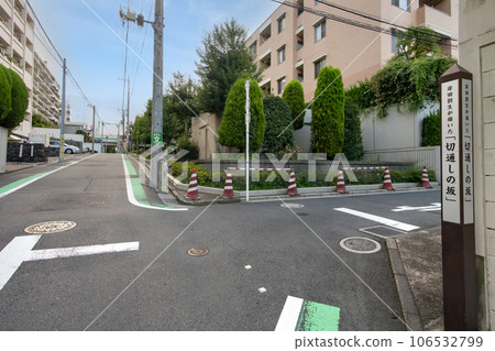 岸田龍生在東京澀谷區代代木繪製的切道士之坂 岸田龍生在東京澀谷區代代木繪製的切道士之坂 106532799
