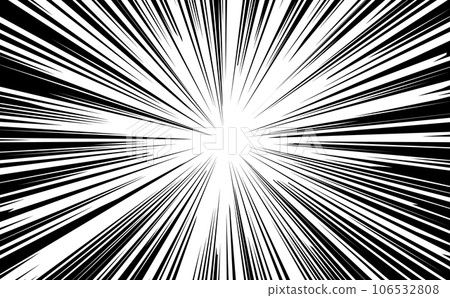 Concentrated line background material that can be used to emphasize cartoons and items Concentrated line background material that can be used to emphasize cartoons and items 106532808