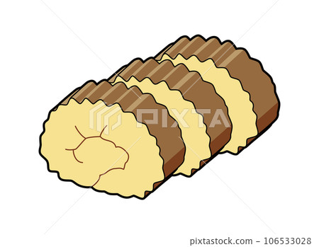 Date roll illustration 106533028