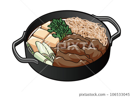 Sukiyaki illustration 106533045