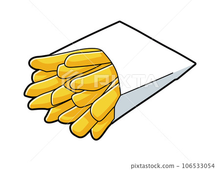 French fries illustration 106533054