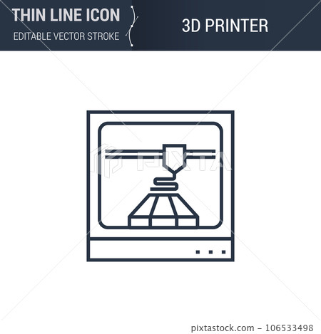 3d Printer Icon 3d Printer Icon 106533498