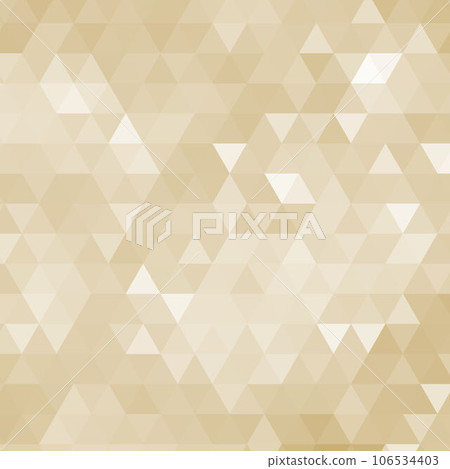 Abstract Christmas Decoration Background - Golden and White Triangles Abstract Christmas Decoration Background - Golden and White Triangles 106534403