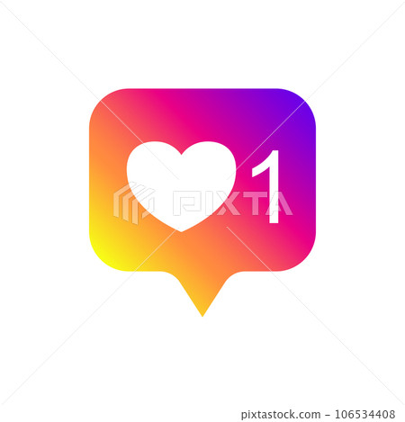 Social media notifications, like, followers, good. Social media like insta ui, app, iphone. Vector illustration. EPS 10. Social media notifications, like, followers, good. Social media like insta ui, app, iphone. Vector illustration. EPS 10. 106534408