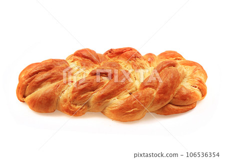 home made czech christmas bread isolated home made czech christmas bread isolated 106536354