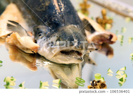 whole baked salmon whole baked salmon 106536401