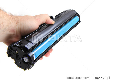 empty laser toner isolated 106537041