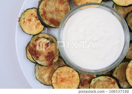 grilled zucchini slices grilled zucchini slices 106537198