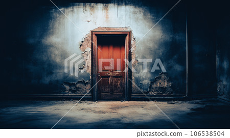 horror style door 106538504