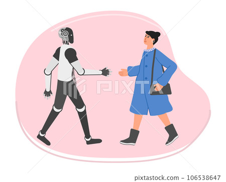 Robot People Joint work AI Collaboration Teamwork 106538647