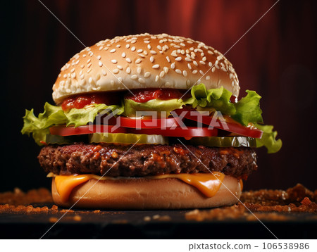 voluminous hamburger 106538986