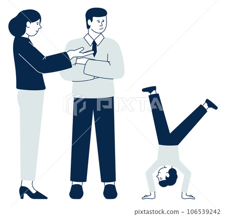 Family psychotherapy specialist. Child behavior consultation with parent 106539242