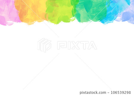 Colorful watercolor texture background Brush strokes Colorful watercolor texture background Brush strokes 106539298