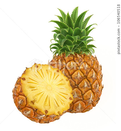 Fresh pineapple isolated on white background Fresh pineapple isolated on white background 106540518