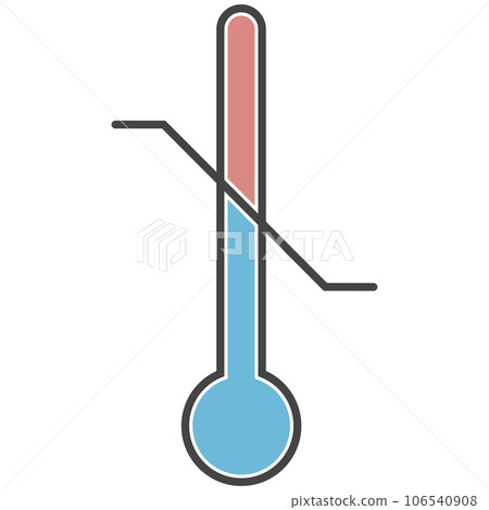 Icon range operating temperatures, balance heat and cold optimal temperature Icon range operating temperatures, balance heat and cold optimal temperature 106540908