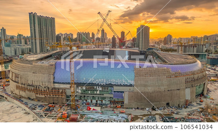 Sept 3 2023 stadium under construction, Kai Tak Sports Park Sept 3 2023 stadium under construction, Kai Tak Sports Park 106541034