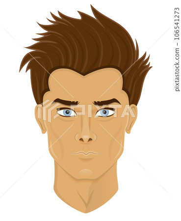 face young man with different hairstyles vector illustration face young man with different hairstyles vector illustration 106541273