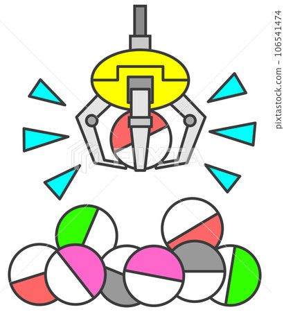 遊戲插圖,您可以通過用起重機將獎品吊到膠囊中來贏得獎品 遊戲插圖,您可以通過用起重機將獎品吊到膠囊中來贏得獎品 106541474