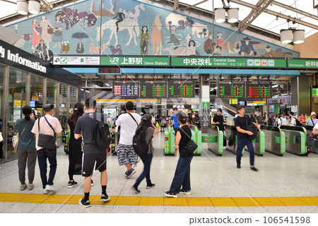 JR上野站中央檢票口景觀 JR上野站中央檢票口景觀 106541598