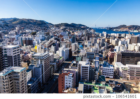 Nagasaki City Hall New Building - View from the rooftop garden [Nagasaki City] 106541601