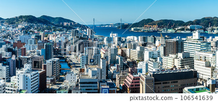 Nagasaki City Hall New Building Panorama View from the Rooftop Garden [Nagasaki City] 106541639