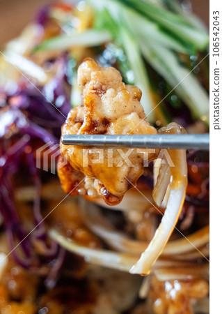 sweet and sour pork sweet and sour pork tenderloin sweet and sour pork Korean food cuisine 탕수육 Tangsuyuk タンスユク sweet and sour pork sweet and sour pork tenderloin sweet and sour pork Korean food cuisine 탕수육 Tangsuyuk タンスユク 106542043