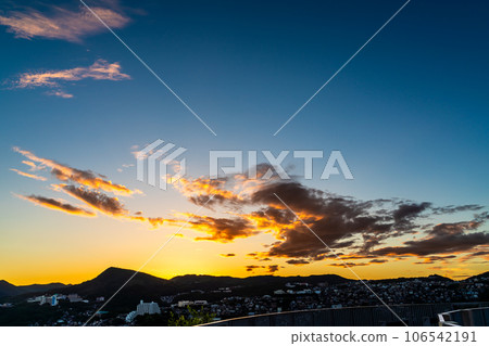Dawn from Mt. Nabekanmuri (Nagasaki City) 106542191