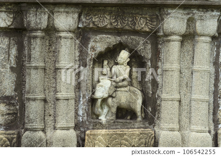 Sri Aswaklanta Temple an ancient Hindu temple located on the banks of River Brahmaputra, Assam, India 106542255