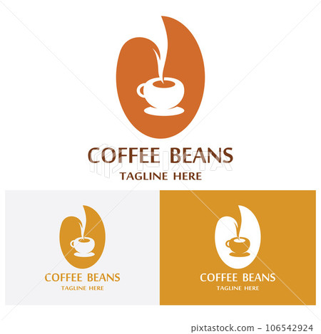 coffee bean icon vector 106542924