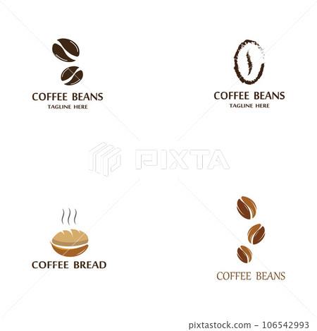 coffee bean icon vector coffee bean icon vector 106542993