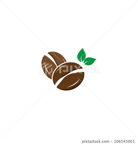 coffee bean icon vector coffee bean icon vector 106543001