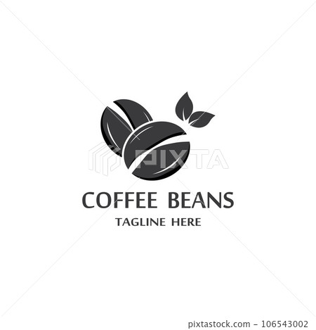 coffee bean icon vector coffee bean icon vector 106543002