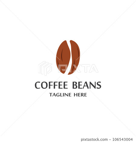 coffee bean icon vector coffee bean icon vector 106543004