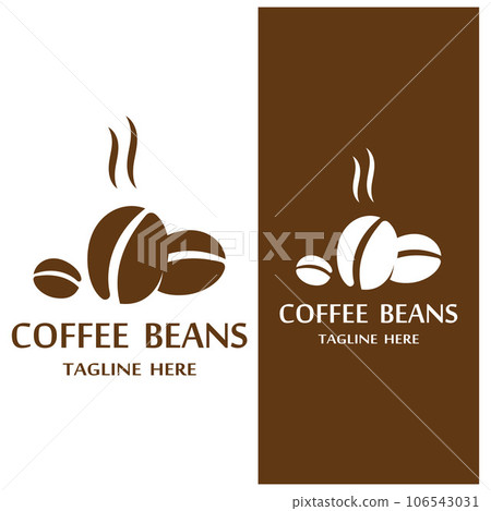 coffee bean icon vector 106543031