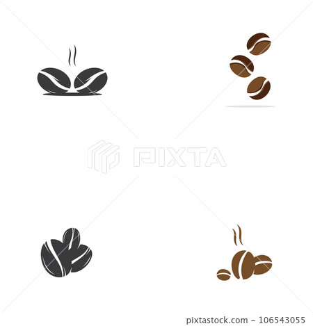 coffee bean icon vector coffee bean icon vector 106543055