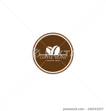 coffee bean icon vector coffee bean icon vector 106543057