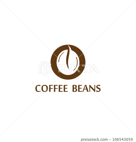 coffee bean icon vector coffee bean icon vector 106543059