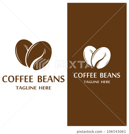 coffee bean icon vector coffee bean icon vector 106543061