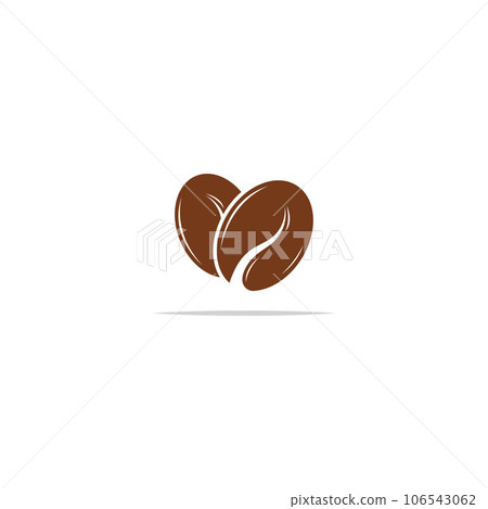 coffee bean icon vector coffee bean icon vector 106543062