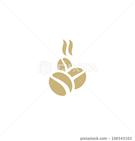 coffee bean icon vector coffee bean icon vector 106543103