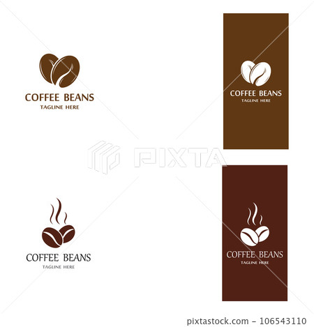 coffee bean icon vector coffee bean icon vector 106543110