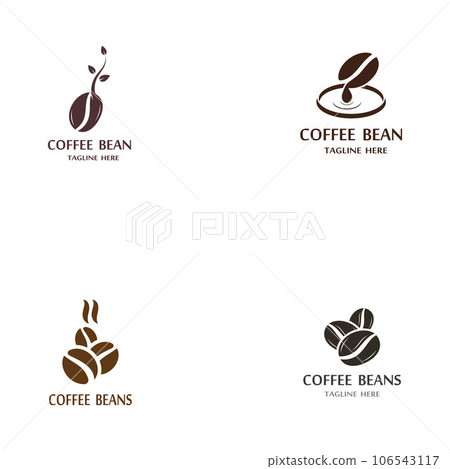coffee bean icon vector coffee bean icon vector 106543117