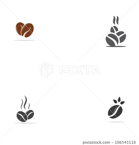 coffee bean icon vector coffee bean icon vector 106543118
