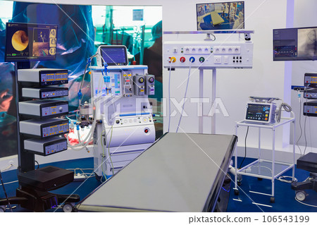 Medical equipment in a doctor's office. 106543199