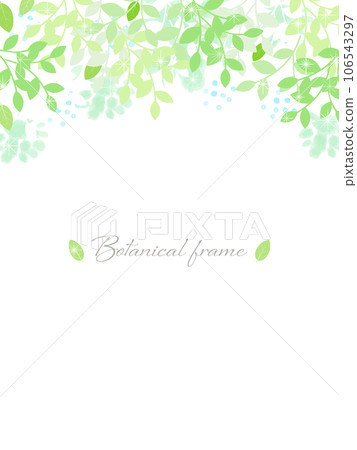 像雨後一樣清爽的綠框背景圖 像雨後一樣清爽的綠框背景圖 106543297