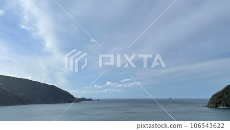 Sea, blue sky and island Sea, blue sky and island 106543622