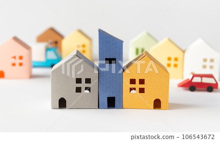 Small house, narrow house, real estate, pencil house Small house, narrow house, real estate, pencil house 106543672