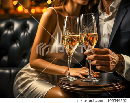 豪華休息室和友善的男士和女士 豪華休息室和友善的男士和女士 106544262