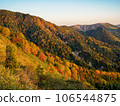 夕陽照耀下的志賀高原橫山秋葉 106544875